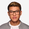 Elapso Clear Green AcetateEyeglass Frames for Men from EyeBuyDirect
