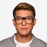 Tempus Spotty Tortoise AcetateEyeglass Frames for Men from EyeBuyDirect