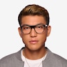 Mentis Crystal Blue AcetateEyeglass Frames for Men from EyeBuyDirect