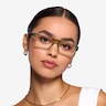 Mox Crystal Olive Green AcetateEyeglass Frames for Women from EyeBuyDirect