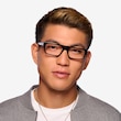 Mox Black AcetateEyeglass Frames for Men from EyeBuyDirect