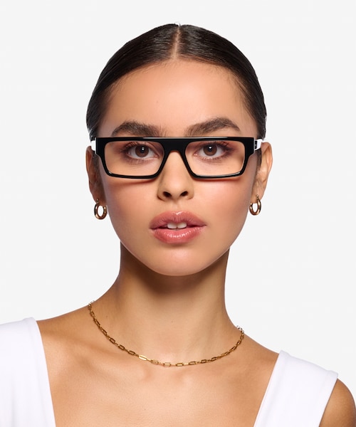 Mox Black AcetateEyeglass Frames for Women from EyeBuyDirect