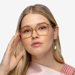 Esme Crystal Brown AcetateEyeglass Frames for Women from EyeBuyDirect