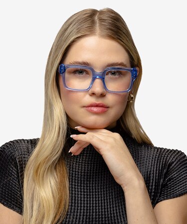 Crystal Blue Mason -  Acetate Eyeglasses