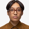 Mason Crystal Brown AcetateEyeglass Frames for Men from EyeBuyDirect