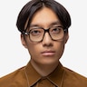 Everest Black AcetateEyeglass Frames for Men from EyeBuyDirect