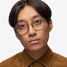 Kai Crystal Light Brown AcetateEyeglass Frames for Men from EyeBuyDirect