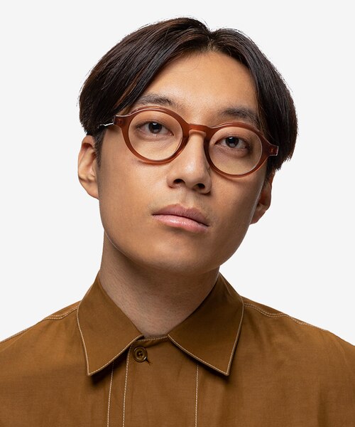 Kai Brown AcetateEyeglass Frames for Men from EyeBuyDirect