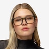 Beck Crystal Green AcétateMontures de lunettes de vue pour Femmes d'EyeBuyDirect