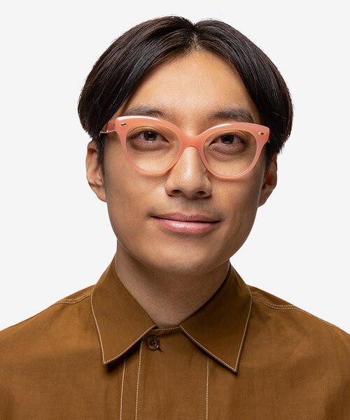 Briar Orange AcetateEyeglass Frames for Men from EyeBuyDirect