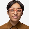 Briar Orange AcetateEyeglass Frames for Men from EyeBuyDirect