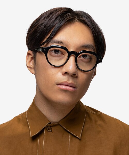 Remy Black Alternative MaterialsEyeglass Frames for Men from EyeBuyDirect