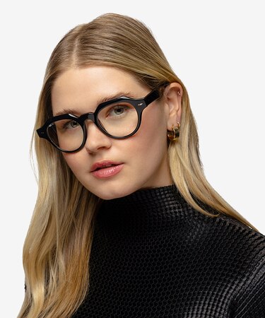 Black Remy -  Acetate Eyeglasses