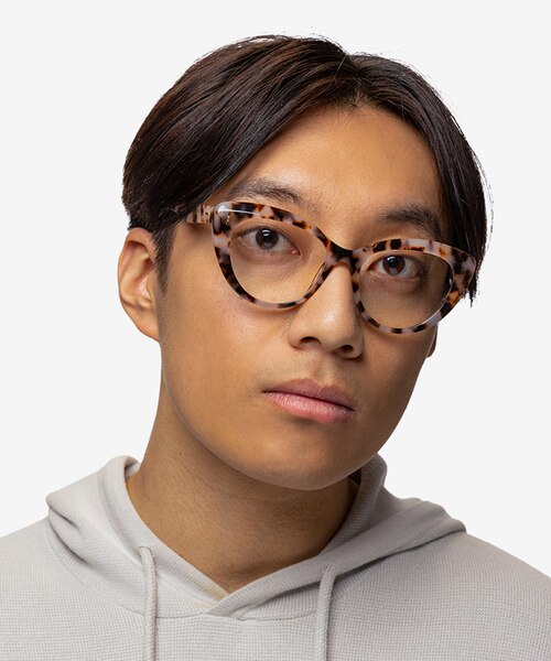Kitty Ivory Tortoise AcetateEyeglass Frames for Men from EyeBuyDirect