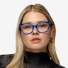 Elisa Crystal Blue AcetateEyeglass Frames for Women from EyeBuyDirect