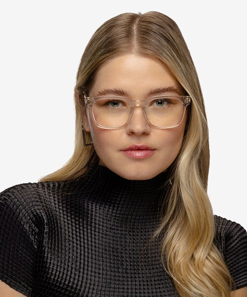 Dreams Crystal Brown AcetateEyeglass Frames for Women from EyeBuyDirect