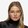 Dreams Crystal Brown AcetateEyeglass Frames for Women from EyeBuyDirect