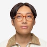 Attract Orange Tortoise AcetateEyeglass Frames for Men from EyeBuyDirect