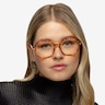 Attract Orange Tortoise AcetateEyeglass Frames for Women from EyeBuyDirect