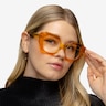 Intention Crystal Yellow AcetateEyeglass Frames for Women from EyeBuyDirect