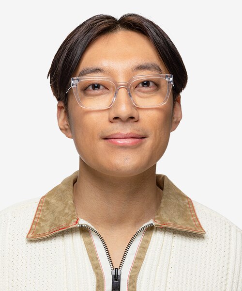 Wisdom Clear AcetateEyeglass Frames for Men from EyeBuyDirect