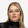 Wisdom Clear AcetateEyeglass Frames for Women from EyeBuyDirect