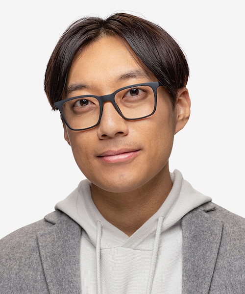 Accelerate Matte Black PlasticEyeglass Frames for Men from EyeBuyDirect