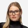 Accelerate Matte Black PlasticEyeglass Frames for Women from EyeBuyDirect
