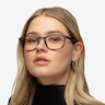 Attain Matte Black PlasticEyeglass Frames for Women from EyeBuyDirect