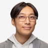 Attain Matte Crystal Gray PlasticEyeglass Frames for Men from EyeBuyDirect