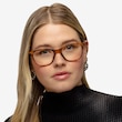 Upward Matte Tortoise PlasticEyeglass Frames for Women from EyeBuyDirect