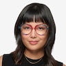 Rainbow Heart Blue Pink PlasticEyeglass Frames for Women from EyeBuyDirect