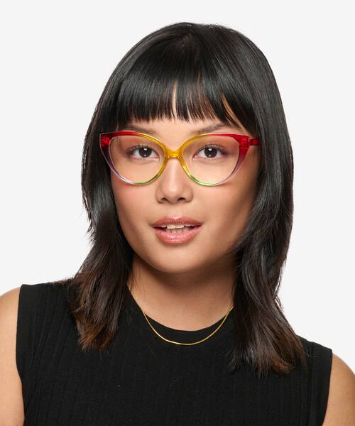 Multicolore Pride On -  Plastique Lunettes de vue