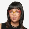 Pride On Multicolore PlastiqueMontures de lunettes de vue pour Femmes d'EyeBuyDirect