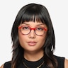 Love Wins Striped Rainbow AcetateEyeglass Frames for Women from EyeBuyDirect