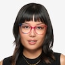 Positivity Purple Pink Rainbow PlastiqueMontures de lunettes de vue pour Femmes d'EyeBuyDirect