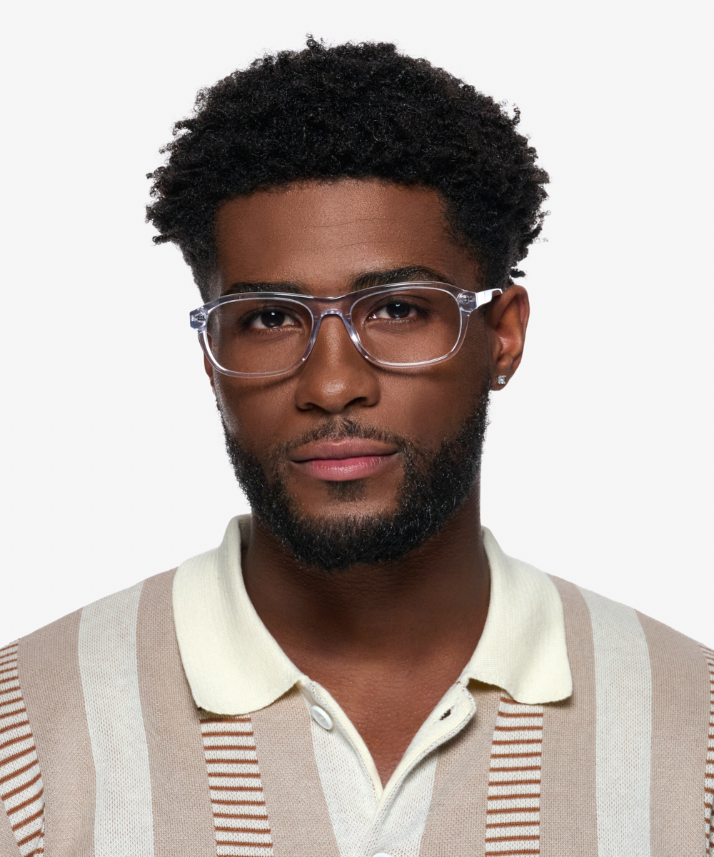 Nicolas Rectangle Clear Full Rim Eyeglasses Eyebuydirect