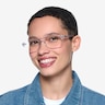 Nicolas Clear AcetateEyeglass Frames for Women from EyeBuyDirect