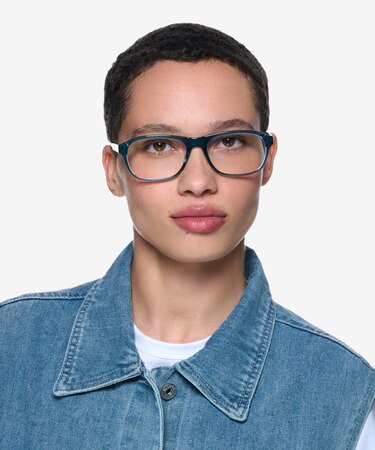 Clear Blue Green Nicolas -  Acetate Eyeglasses