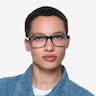 Nicolas Clear Blue Green AcetateEyeglass Frames for Women from EyeBuyDirect