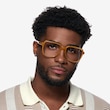 Brooke Orange AcetateEyeglass Frames for Men from EyeBuyDirect