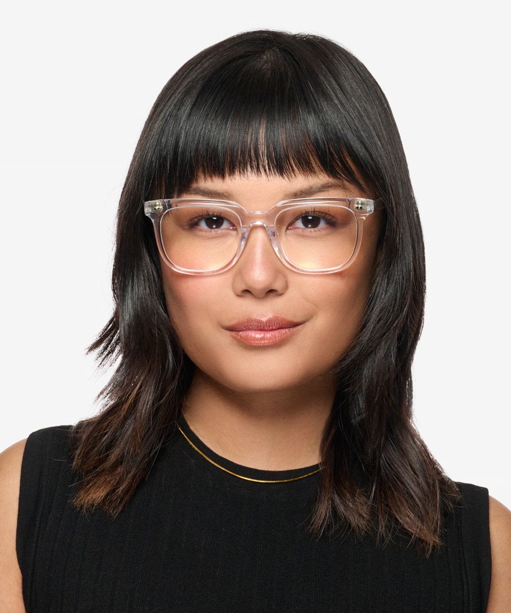 Kerr Wayfarer Clear Full Rim Eyeglasses Eyebuydirect