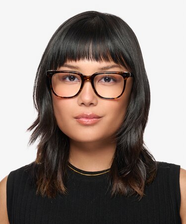 Tortoise Clear Kerr -  Acetate Eyeglasses