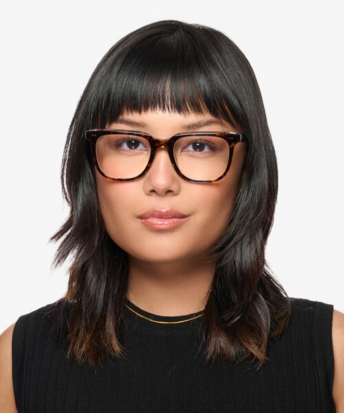 Kerr Tortoise Clear AcetateEyeglass Frames for Women from EyeBuyDirect