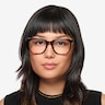 Kerr Tortoise Clear AcetateEyeglass Frames for Women from EyeBuyDirect