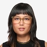 Kerr Clear Green AcetateEyeglass Frames for Women from EyeBuyDirect