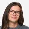 Shea Black AcetateEyeglass Frames for Men from EyeBuyDirect
