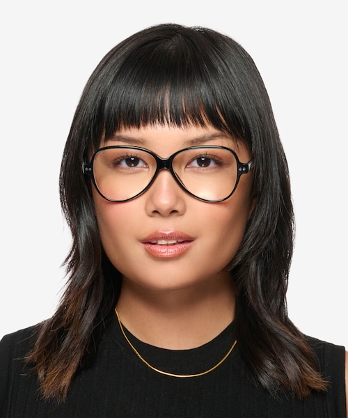 Shea Black AcetateEyeglass Frames for Women from EyeBuyDirect