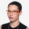 Lantana Clear Orange PlasticEyeglass Frames for Women from EyeBuyDirect