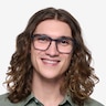 Cloudburst Clear Gray PlasticEyeglass Frames for Men from EyeBuyDirect